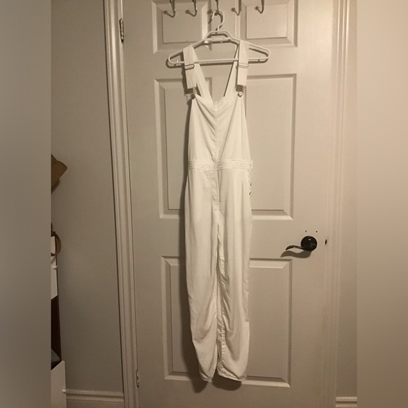 Aritzia Pants - Aritzia Bibbed Overalls White